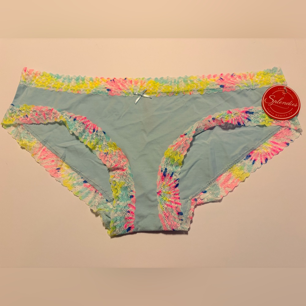 NWT Splendies 4X Blue Tie-Dye Lace Panties 🌈 | 5/$25 Bundle